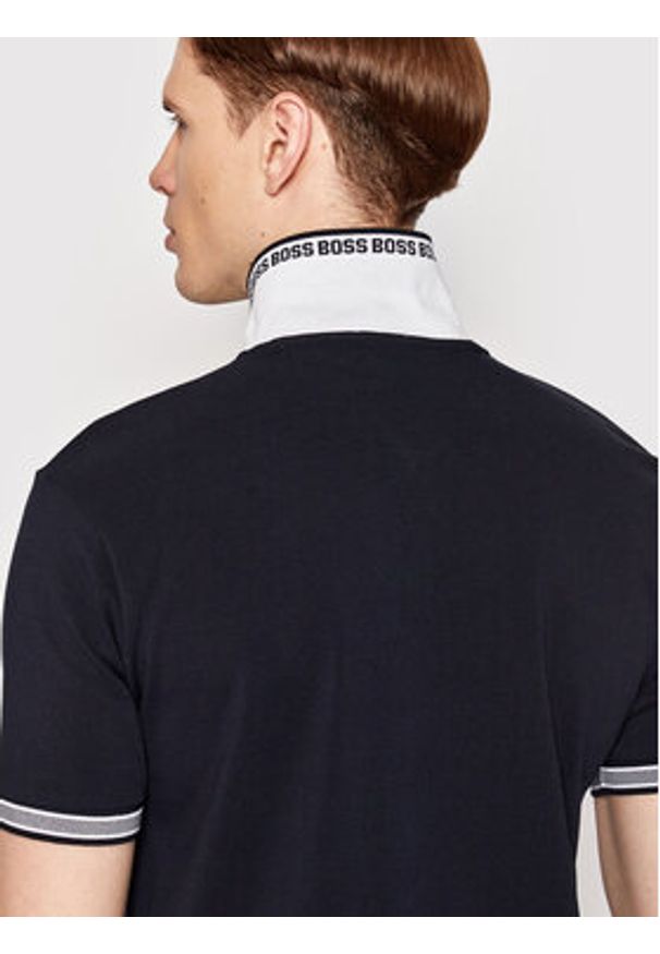 BOSS - Boss Polo Paddy 50469055 Granatowy Regular Fit. Typ kołnierza: polo. Kolor: niebieski. Materiał: bawełna