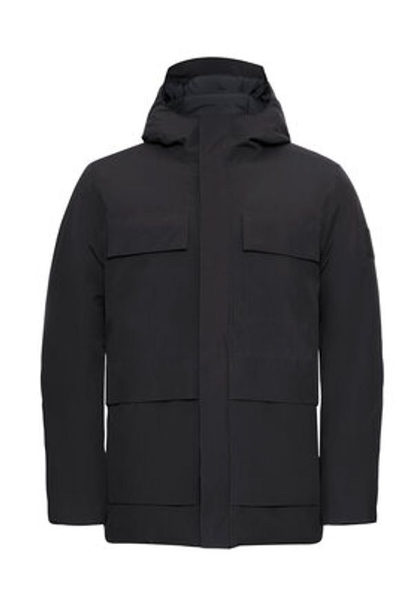 Jack Wolfskin Kurtka zimowa Brandenburger A65047 Czarny Regular Fit. Kolor: czarny. Materiał: syntetyk. Sezon: zima