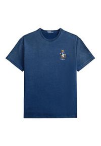 Polo Ralph Lauren T-Shirt 710B18560001 Granatowy Classic Fit. Typ kołnierza: polo. Kolor: niebieski. Materiał: bawełna #4