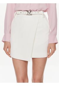 Marciano Guess Spódnica mini Moira 4RGD05 7000A Biały Regular Fit. Kolor: biały. Materiał: syntetyk #1
