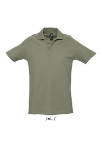 SOL'S - Polo Sol's Spring Ii. Typ kołnierza: polo. Kolor: zielony. Materiał: bawełna. Styl: elegancki #1