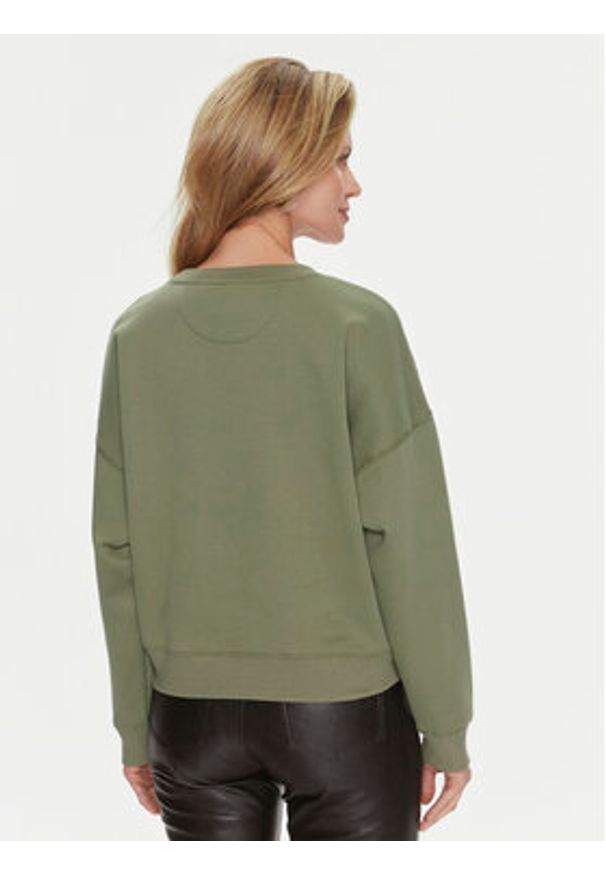 Guess Bluza Pony W4RQ13 KC5H2 Zielony Regular Fit. Kolor: zielony. Materiał: bawełna