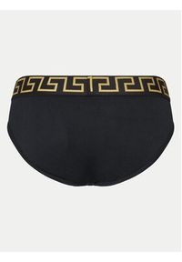 VERSACE - Versace Komplet 2 par slipów AU10180 1A10011 Czarny. Kolor: czarny. Materiał: bawełna #7