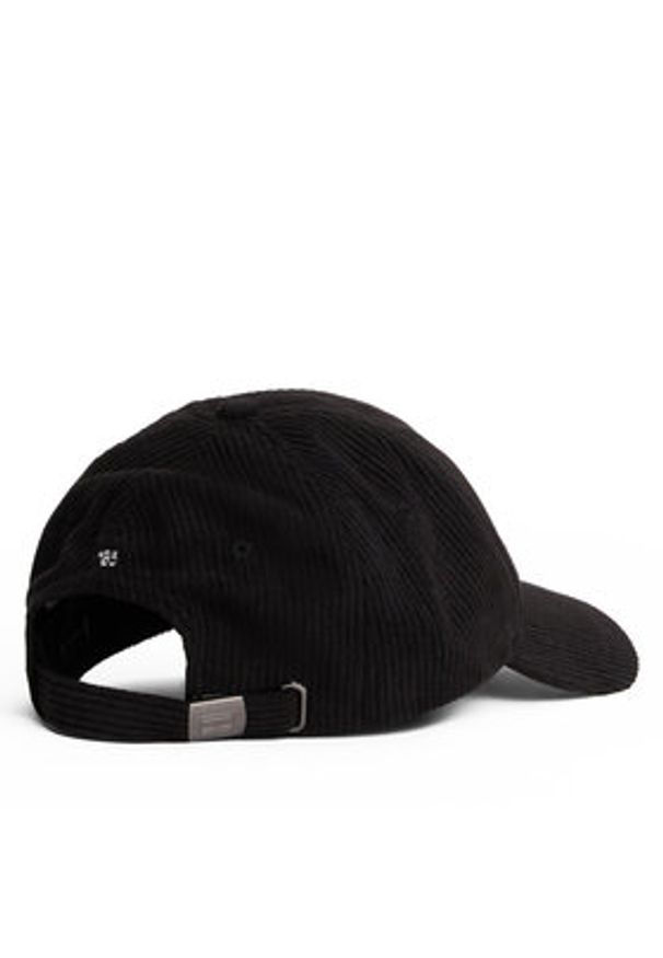 TOMMY HILFIGER - Tommy Hilfiger Czapka z daszkiem Th Flag 6 Panel Cord Cap AM0AM13583 Czarny. Kolor: czarny. Materiał: materiał, poliester