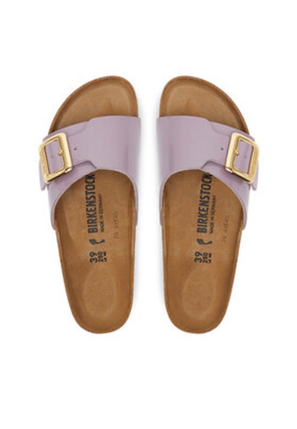 Birkenstock Klapki Catalina Cushion Buckle 1029389 Różowy. Kolor: różowy. Materiał: skóra