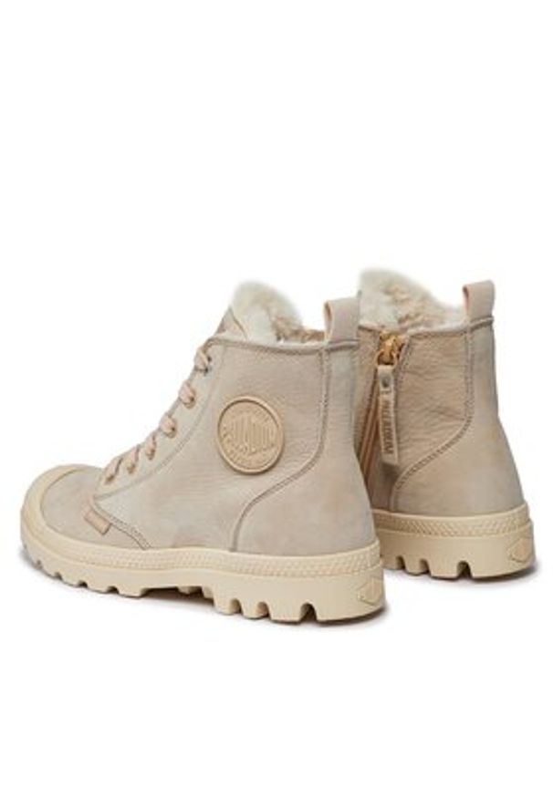Palladium Trapery Pampa Hi Zip Wl 95982-271-M Beżowy. Kolor: beżowy. Materiał: skóra