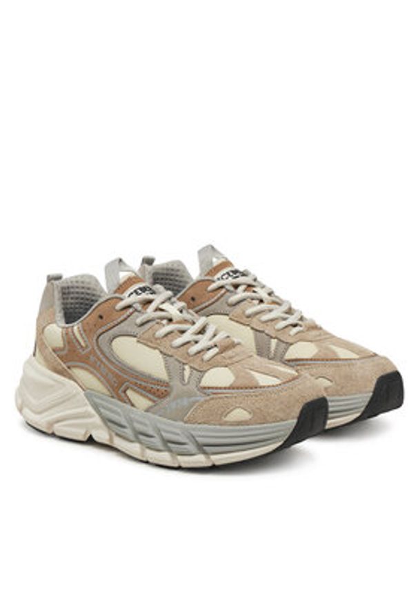 Iceberg Sneakersy IU1706 Beżowy. Kolor: beżowy. Materiał: zamsz, skóra