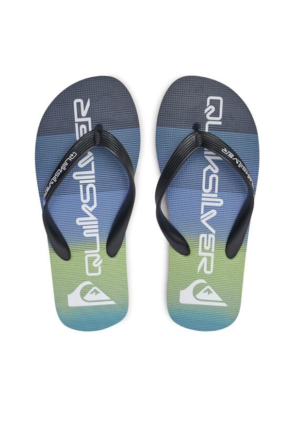 Quiksilver Japonki MOLOKAI STRIPE AQYL101361 XBBG Niebieski. Kolor: niebieski. Materiał: syntetyk