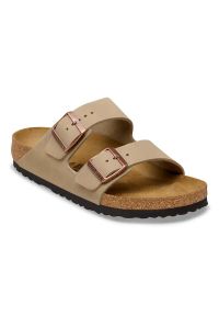 Birkenstock - BIRKENSTOCK ARIZONA LEOI TABACCO BROWN Klapki męskie. Okazja: na co dzień, do pracy, na spacer. Kolor: brązowy. Sport: turystyka piesza #3
