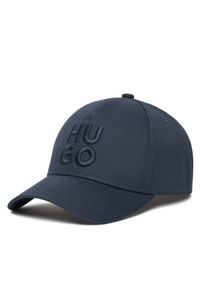 Hugo - Czapka z daszkiem HUGO. Kolor: niebieski