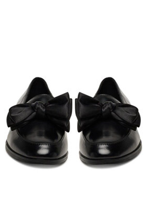 DeeZee Loafersy HY20232-2 Czarny. Kolor: czarny. Materiał: skóra