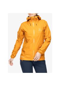 Haglöfs - Kurtka z membraną damska Haglofs L.I.M GTX Jacket. Kolor: żółty. Sport: turystyka piesza