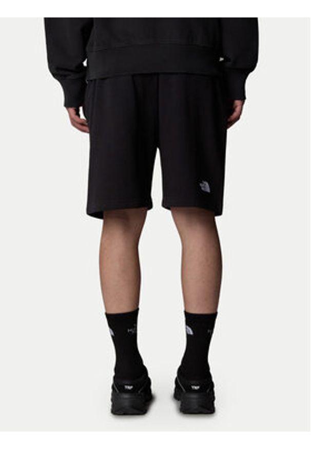 The North Face Szorty sportowe Essential NF0A8C2G Czarny Loose Fit. Kolor: czarny. Materiał: syntetyk. Styl: sportowy