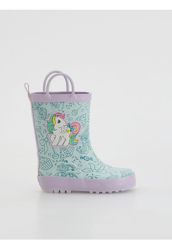 Reserved - Kalosze My Little Pony - jasnozielony. Kolor: zielony. Materiał: materiał. Styl: klasyczny