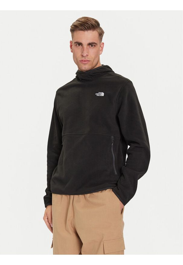 The North Face Polar Glacier NF0A8D0S Czarny Regular Fit. Kolor: czarny. Materiał: syntetyk