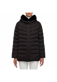 Geox - Kurtka GEOX W CHLOO Czarny. Kolor: czarny. Materiał: tkanina