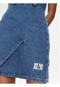 Calvin Klein Jeans Sukienka jeansowa J20J222783 Niebieski Regular Fit. Kolor: niebieski. Materiał: jeans #4