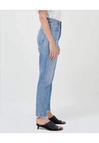AGOLDE - Niebieskie jeansy z wysokim stanem Fen Tapered. Stan: podwyższony. Kolor: niebieski