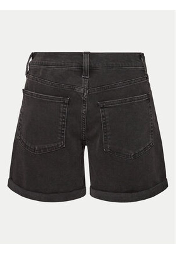 GAP - Gap Szorty jeansowe 570596-03 Czarny Regular Fit. Kolor: czarny. Materiał: bawełna