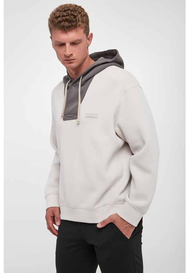 Armani Exchange - Bluza męska z kapturem ARMANI EXCHANGE. Typ kołnierza: kaptur