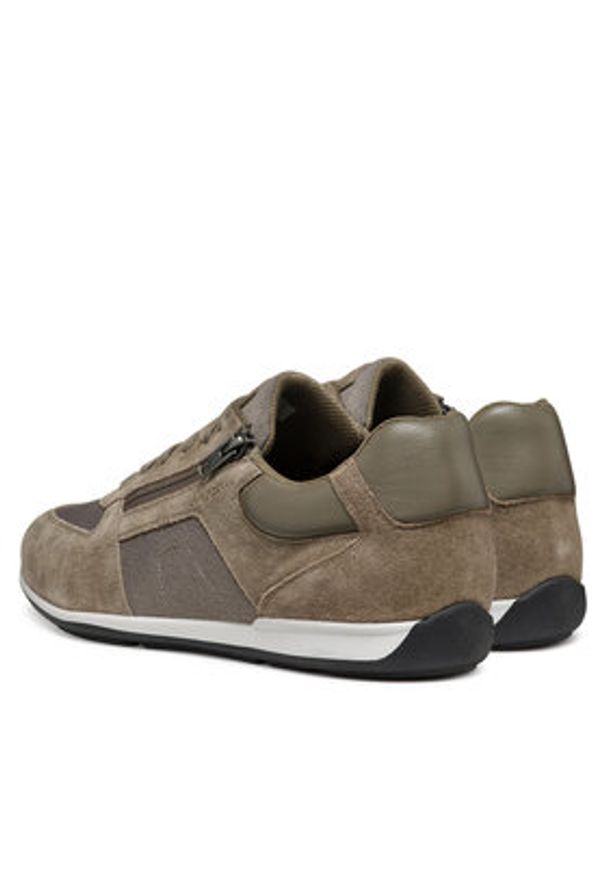 Geox Sneakersy U Ionio U55DZB 02211 C1018 Szary. Kolor: szary. Materiał: zamsz, skóra
