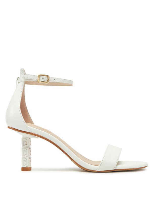 Liu Jo Sandały SA5049 P0062 Biały. Kolor: biały. Materiał: skóra