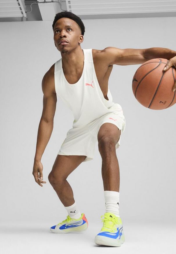 Puma - Męski podkoszulek All-Pro PUMA Vapor Gray. Kolor: szary. Długość rękawa: bez rękawów