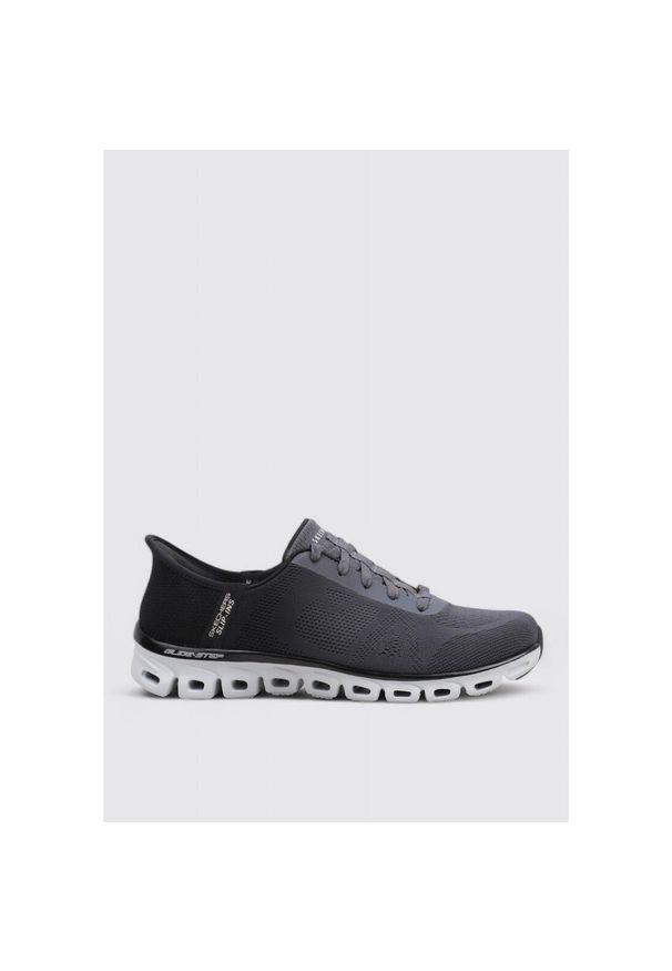 skechers - Tenisówki Skechers Model Glide-step - Excite Kolor Szary. Kolor: czarny. Materiał: tkanina