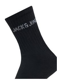 Jack & Jones - Jack&Jones Zestaw 5 par wysokich skarpet męskich Regen 12266536 Czarny. Kolor: czarny. Materiał: bawełna, materiał