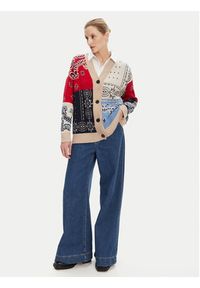 Weekend Max Mara Kardigan Baobab 2525346051 Kolorowy Relaxed Fit. Materiał: bawełna. Wzór: kolorowy #5