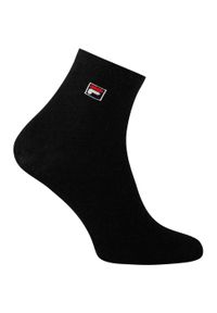 Skarpetki ponad kostę unisex Fila 3 pary. Kolor: czarny. Sport: turystyka piesza