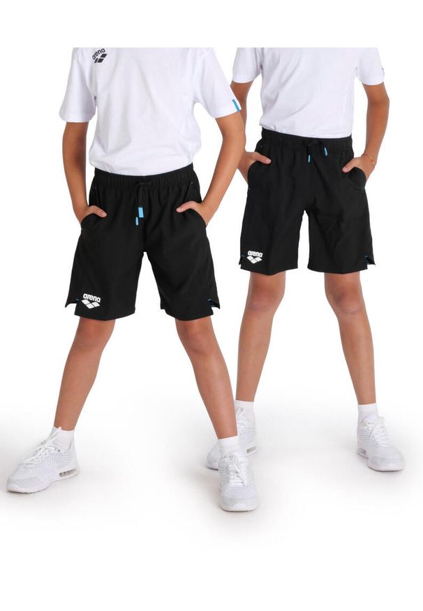 Spodenki kąpielowe dla dzieci Arena Team Panel. Kolor: czarny