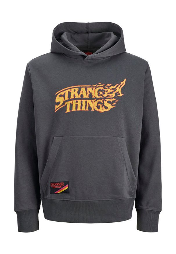 Jack & Jones Bluza Stranger Things 12291655 Szary Relaxed Fit. Kolor: szary. Materiał: bawełna