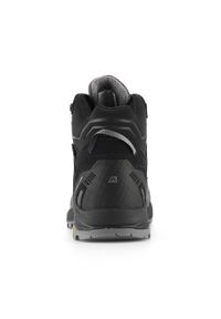 ALPINE PRO - Buty wysokie trekkingowe unisex Alpine Pro Cerne 2 Vibram. Kolor: czarny. Materiał: skóra, welur. Styl: sportowy. Sport: turystyka piesza