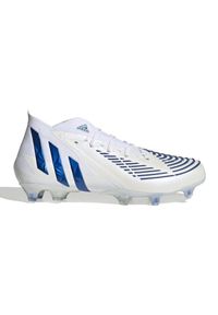 Adidas - Buty piłkarskie adidas Predator Edge.1 Fg M H02931 białe białe. Zapięcie: sznurówki. Kolor: biały. Materiał: guma, syntetyk. Sport: piłka nożna