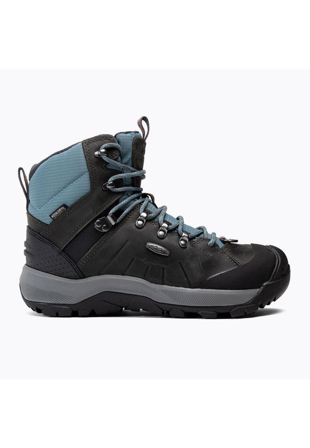keen - Buty trekkingowe damskie KEEN Revel IV Mid Polar. Kolor: szary. Materiał: polar
