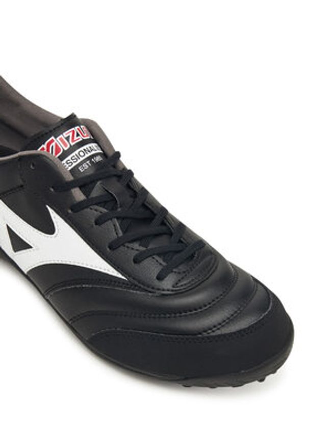 Mizuno Buty do piłki nożnej Morelia Sala Pro Tf Q1GB2513 Czarny. Kolor: czarny. Materiał: skóra