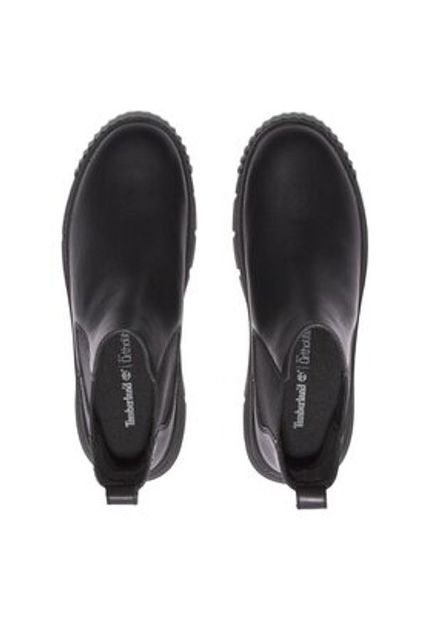 Timberland Sztyblety Greyfield Chelsea TB0A5ZCG0011 Czarny. Kolor: czarny. Materiał: skóra