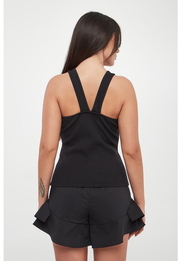 Liu Jo - Top damski prążkowany LIU JO. Materiał: prążkowany