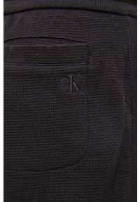Calvin Klein Jeans Spodnie bawełniane J30J318589.4890 męskie kolor czarny gładkie. Kolor: czarny. Materiał: bawełna. Wzór: gładki #4