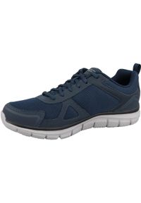 skechers - Buty do biegania męskie, Skechers Track-Scloric. Kolor: niebieski. Model: Skechers Sport. Sport: bieganie