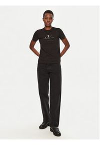 Calvin Klein Jeans T-Shirt J20J224983 Czarny Regular Fit. Kolor: czarny. Materiał: bawełna