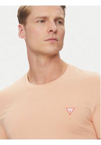 Guess T-Shirt M2YI24 J1314 Pomarańczowy Slim Fit. Kolor: pomarańczowy. Materiał: bawełna #3