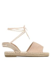 DeeZee Espadryle WSS20457-02 Beżowy. Kolor: beżowy. Materiał: materiał #1