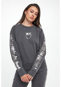 Pinko - Bluza damska crewneck z logo Mindelo PINKO #1