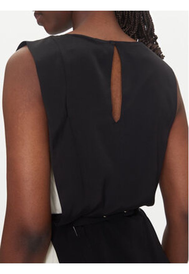 SIMONA CORSELLINI - Simona Corsellini Sukienka koktajlowa P25CPAB01001 Kolorowy Slim Fit. Materiał: syntetyk. Wzór: kolorowy. Styl: wizytowy