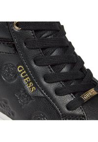 Guess Sneakersy Roxana FL8ROX LEA12 Czarny. Kolor: czarny. Materiał: skóra #5
