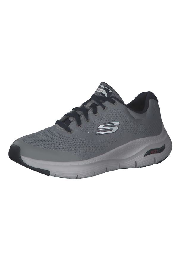 skechers - Buty sportowe Sneakersy męskie, Arch Fit. Kolor: szary. Sport: turystyka piesza