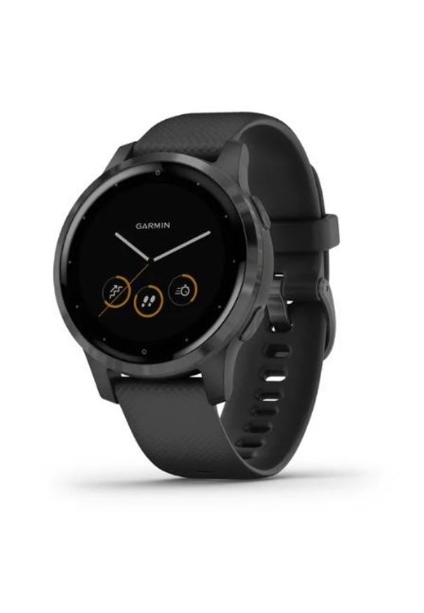 GARMIN - Smartwatch Garmin Vivoactive 4S czarny. Rodzaj zegarka: smartwatch. Kolor: czarny. Styl: casual, sportowy