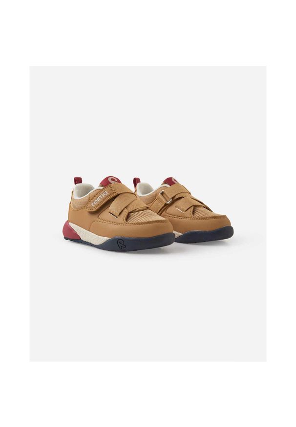 Sneakersy dla niemowląt Reima Kiirus. Okazja: na co dzień. Kolor: zielony, brązowy, wielokolorowy. Materiał: guma